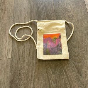 Cute bag with original painting on it!